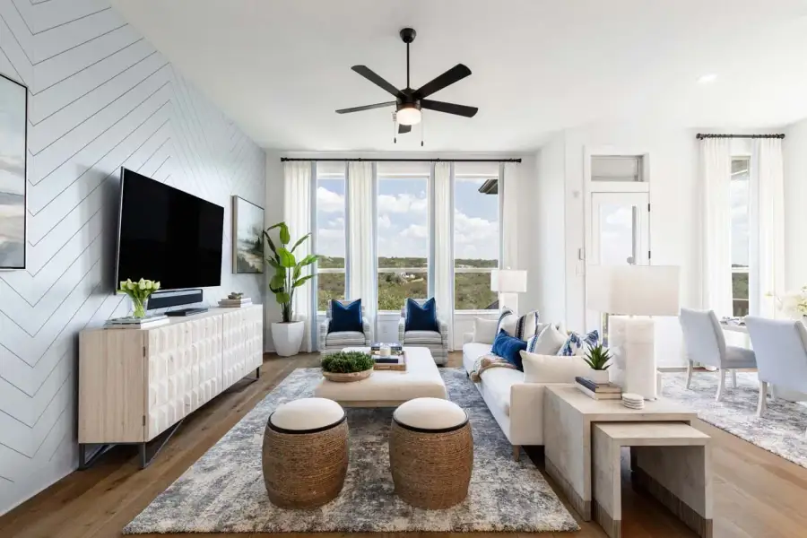 Representative Family Room - some options shown Representative Family Room - some options shown
