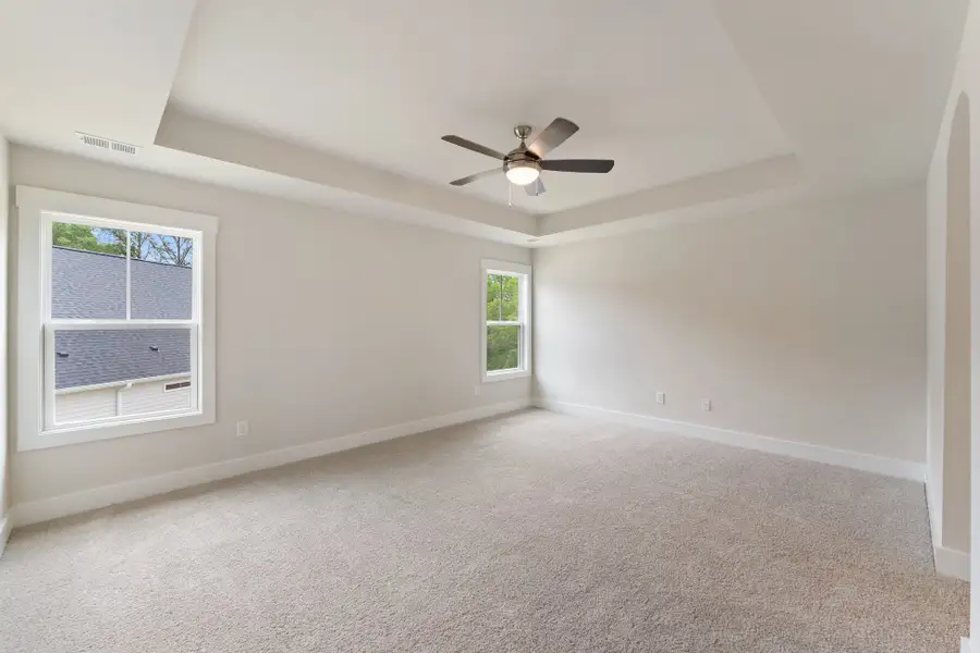 Representative unfurnished interior of a home built from the MacGregor II by Hunter Quinn Homes in The Meadows at Midway, Anderson (Image 12).