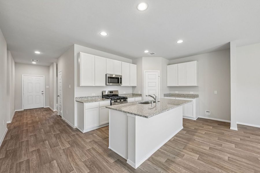 Furnished interior view inside a new home in Harrington Trails, New Caney (Image 6).
