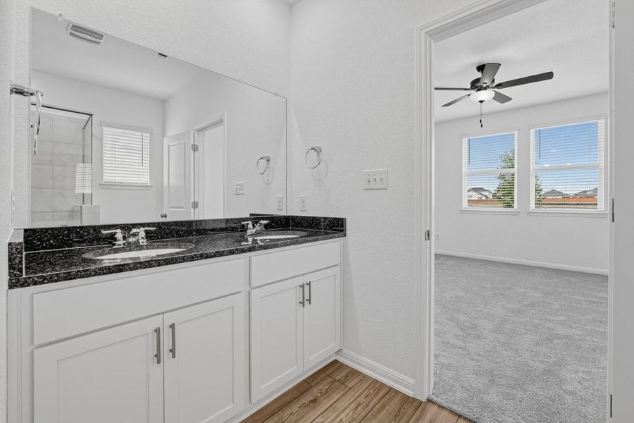 Furnished interior view inside a new home in Emory Crossing, Hutto (Image 9). Furnished interior view inside a new home in Emory Crossing, Hutto (Image 9).