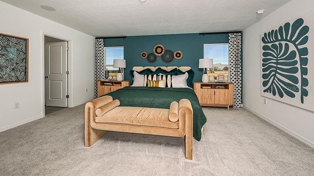 Furnished interior view inside a new home in Waterstone, Groveland (Image 14).