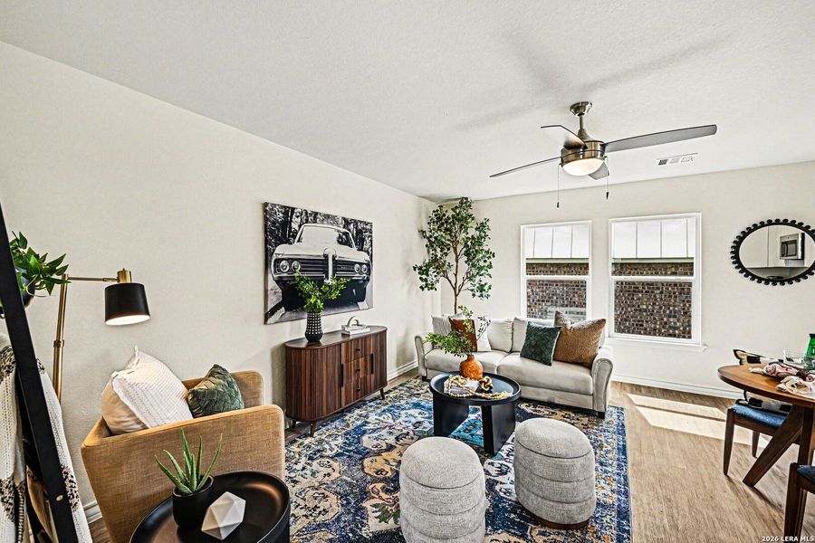Furnished interior view inside a new home in , San Antonio (Image 15).