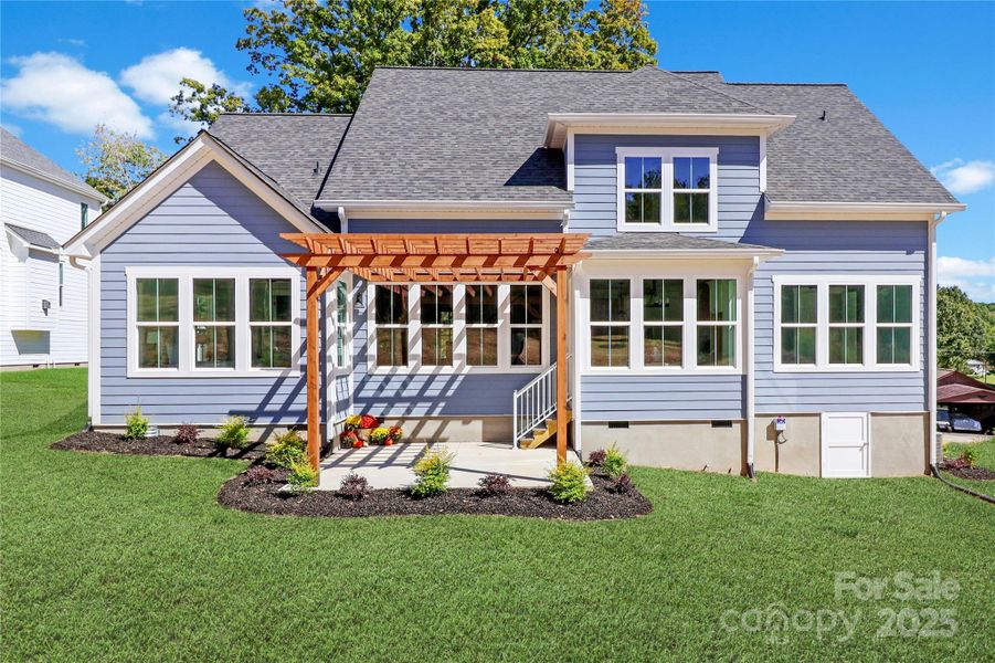 Exterior details and patio area of a home in , Sherrills Ford (Image 26).