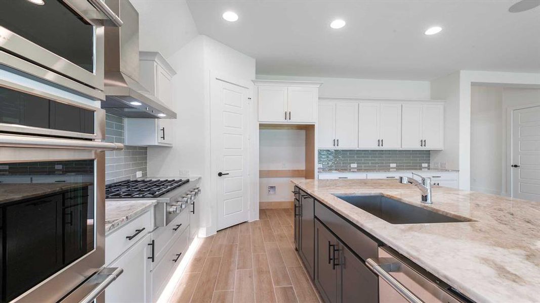 Furnished interior view inside a new home in North Sky 55', Celina (Image 6).