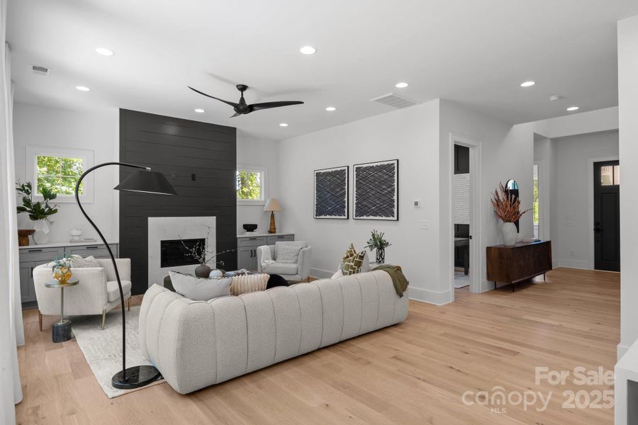 Furnished interior view inside a new home in , Charlotte (Image 4).