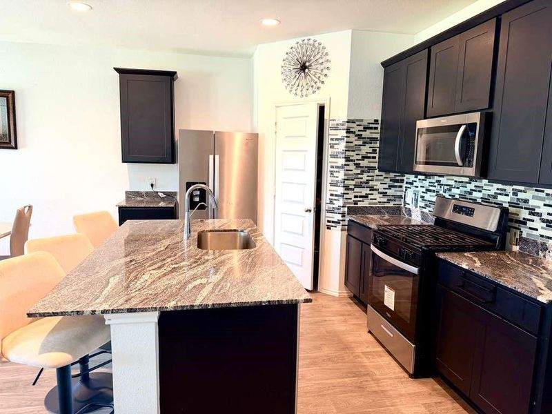 Furnished interior view inside a new home in Bryan Grove, Rosenberg (Image 6).