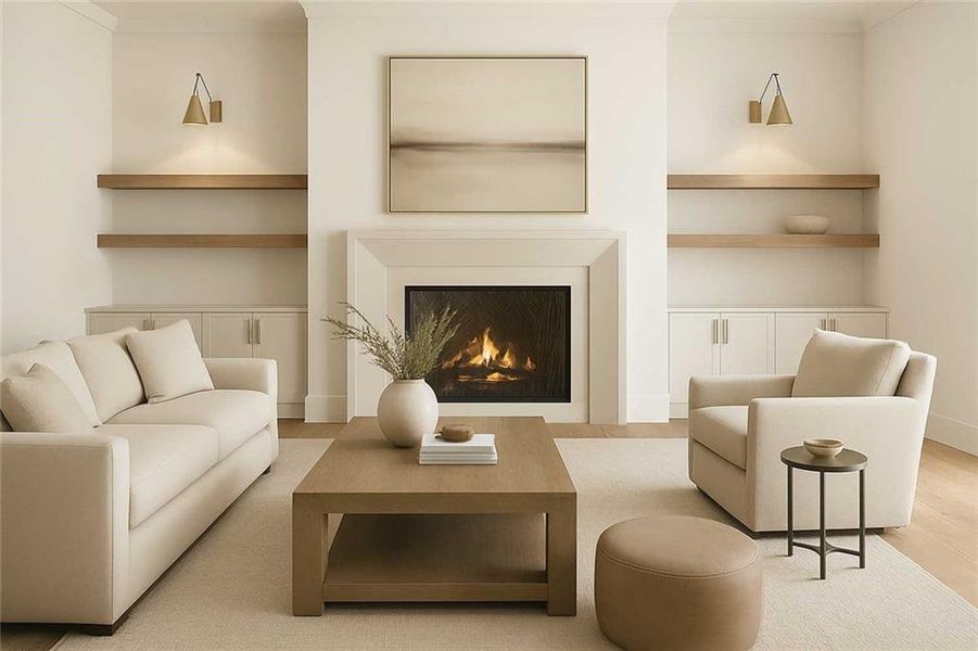 Furnished interior view inside a new home in , Ball Ground (Image 8).