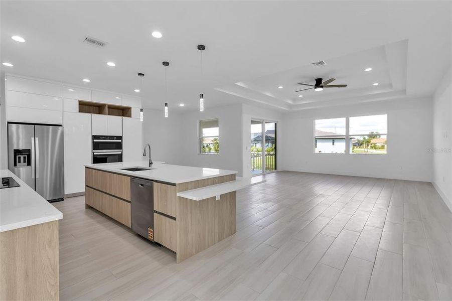 Furnished interior view inside a new home in , Punta Gorda (Image 15).