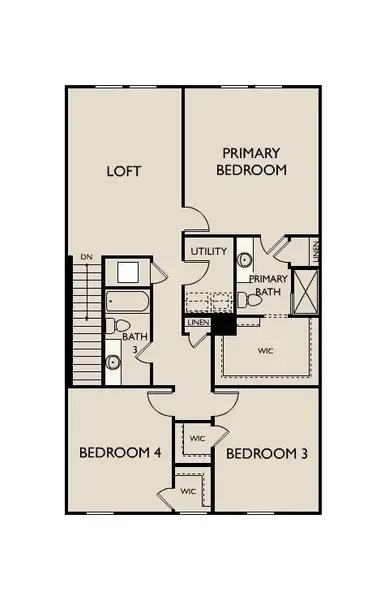 2D floor plan layout of this home in , Austin, TX (Image 3).