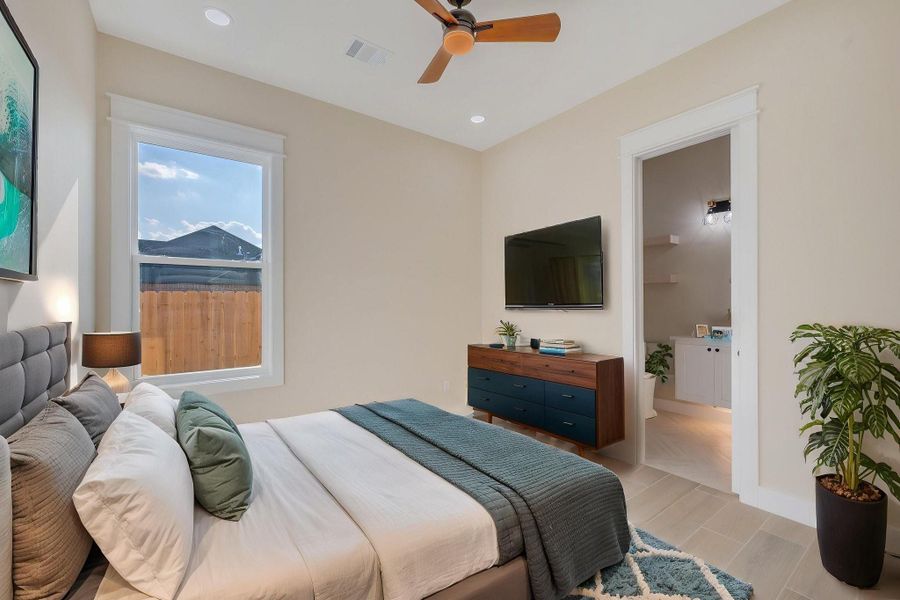 Furnished interior view inside a new home in , College Station (Image 13).