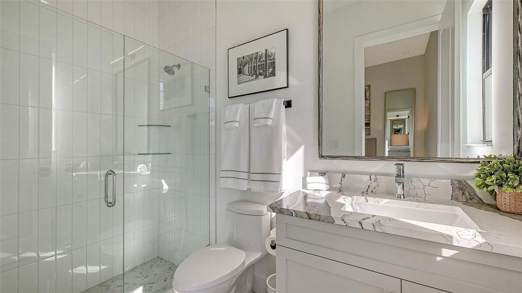 Furnished interior view inside a new home in , Sarasota (Image 16).