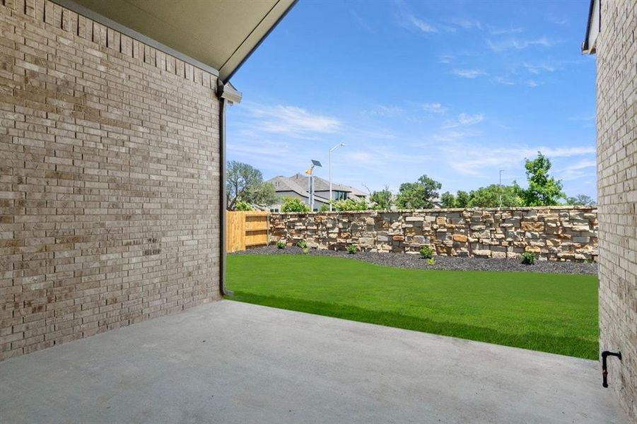 Large Covered Patio