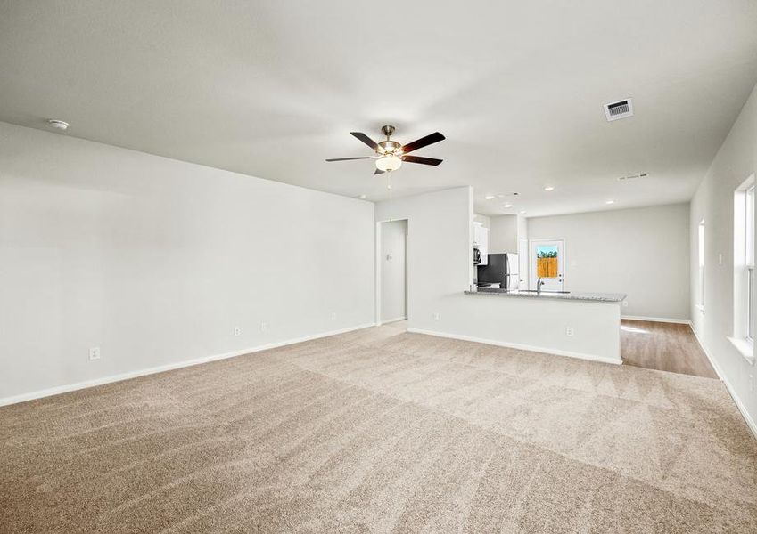 Enjoy time with family in this spacious, open family room.