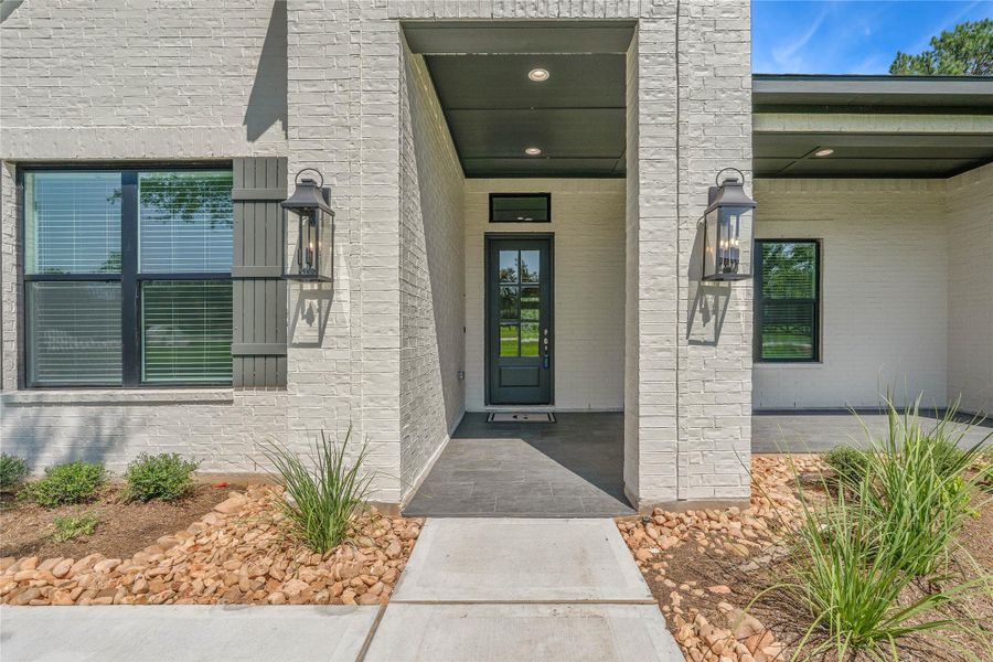 Exterior details and patio area of a home in Chapel Bend, Montgomery (Image 3). Exterior details and patio area of a home in Chapel Bend, Montgomery (Image 3).