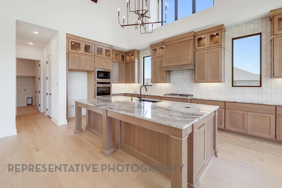 Furnished interior view inside a new home in Parkside On The River: 70ft. lots, Georgetown (Image 4).