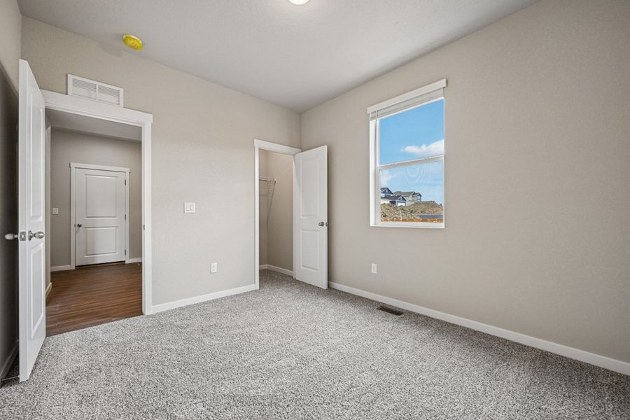 Spacious, unfurnished interior of a new home in Ridge at Lorson Ranch, Colorado Springs (Image 34). Spacious, unfurnished interior of a new home in Ridge at Lorson Ranch, Colorado Springs (Image 34).