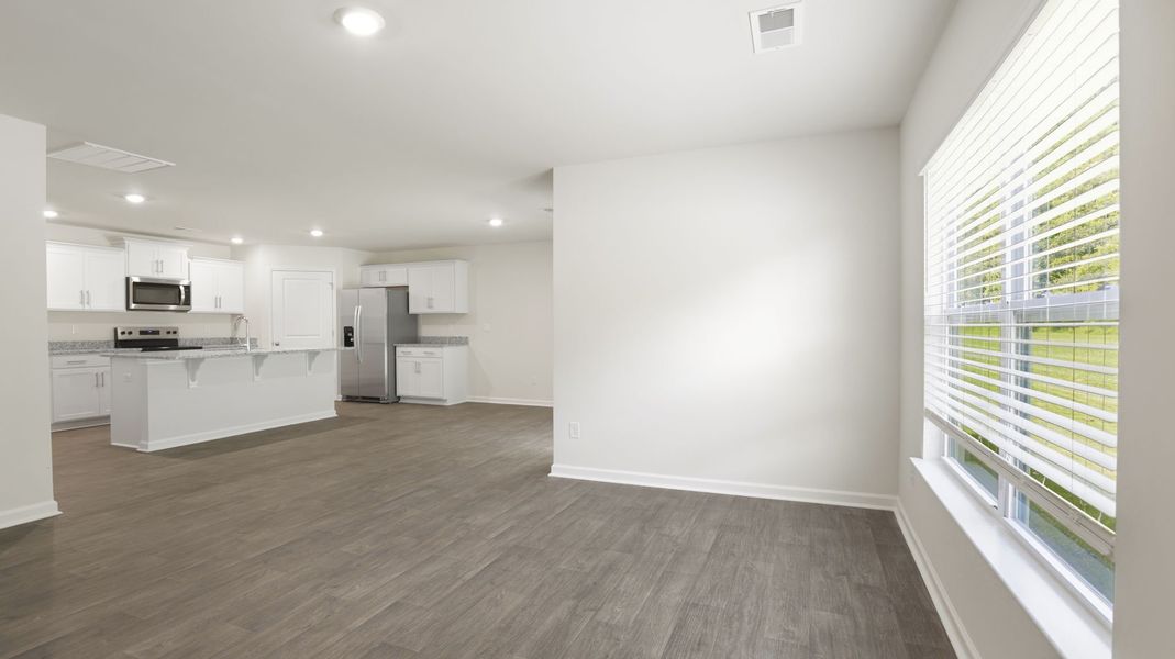 Spacious, unfurnished interior of a new home in Wildbrook Village, Waynesville (Image 23). Spacious, unfurnished interior of a new home in Wildbrook Village, Waynesville (Image 23).