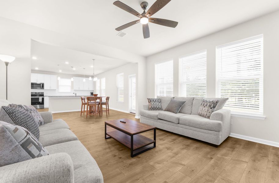 Furnished interior view inside a new home in The Groves of Berkeley, Moncks Corner (Image 19).