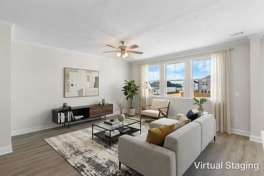 Furnished interior view inside a new home in Windsor, North Augusta (Image 12).