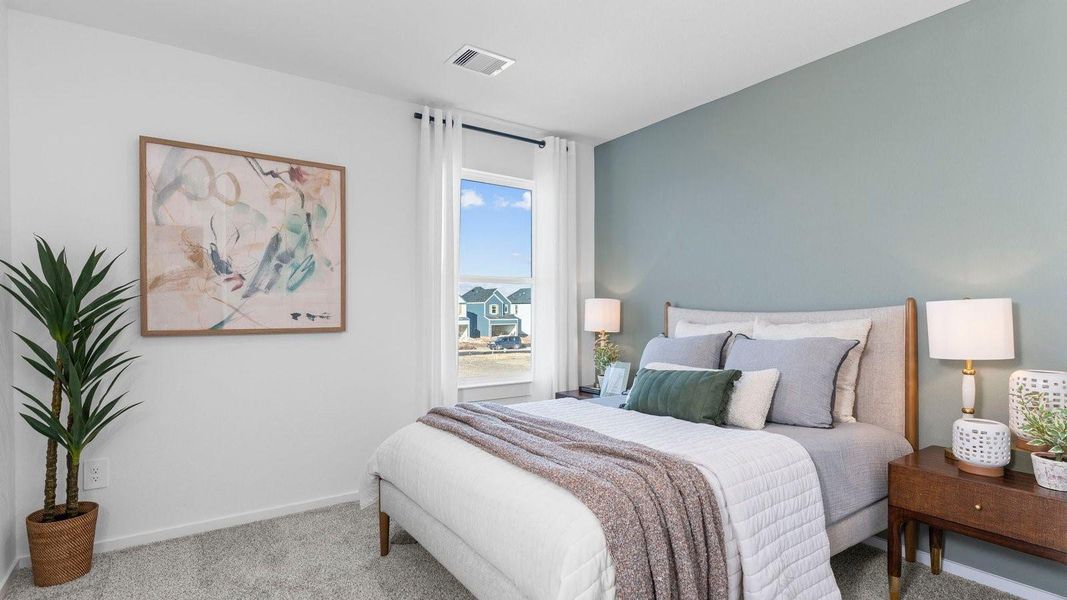 Furnished interior view inside a new home in Legacy Village, Houston (Image 8). Furnished interior view inside a new home in Legacy Village, Houston (Image 8).