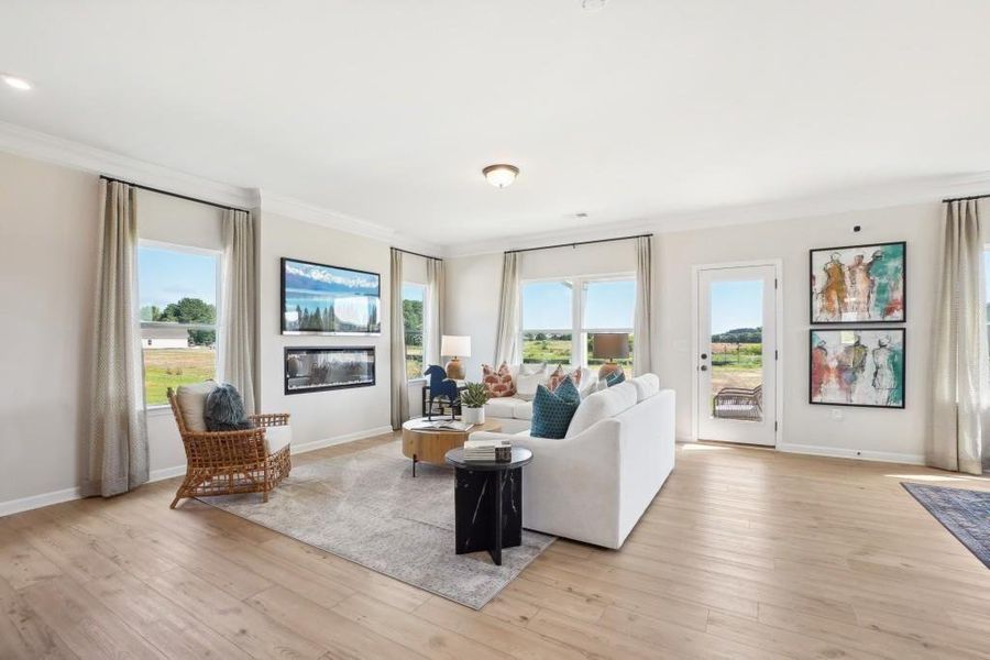 Furnished interior view inside a new home in Fair Oak, Calhoun (Image 3).