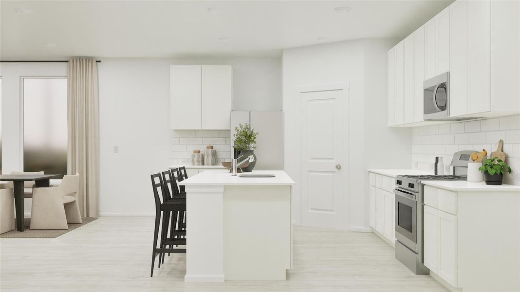 Furnished interior view inside a new home in Waterstone, Kyle (Image 6). Furnished interior view inside a new home in Waterstone, Kyle (Image 6).