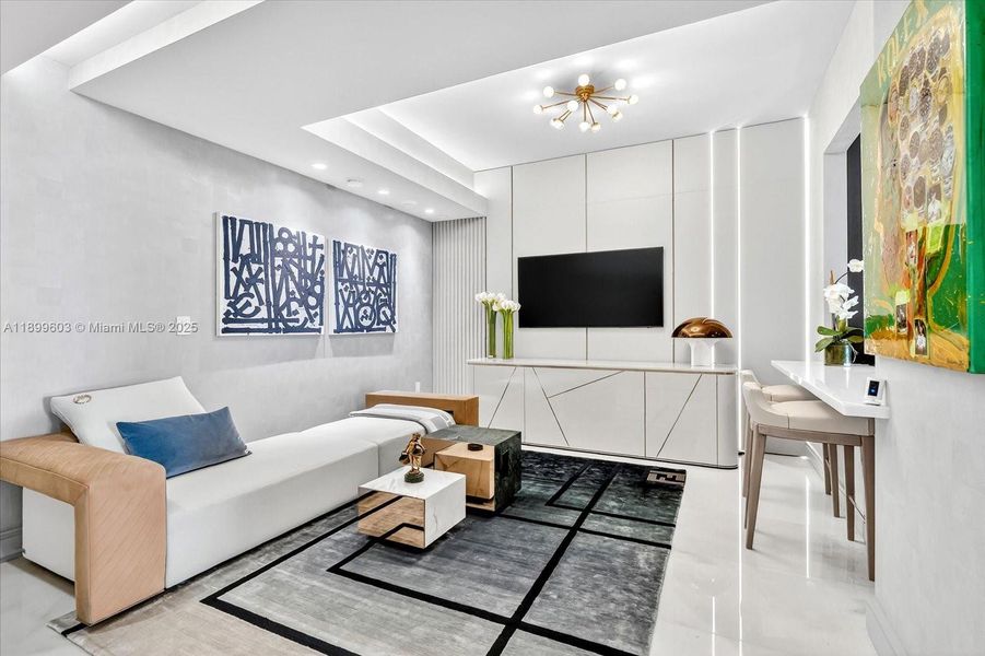 Furnished interior view inside a new home in The Estates at Acqualina, Sunny Isles Beach (Image 14).