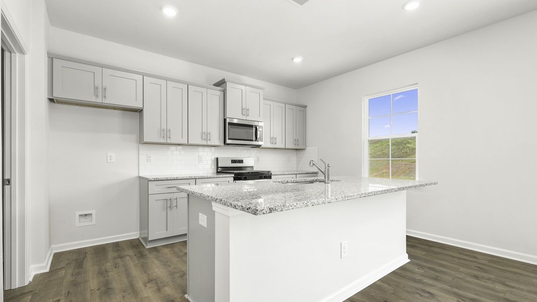 Furnished interior view inside a new home in Forest Creek, Winston-Salem (Image 3).