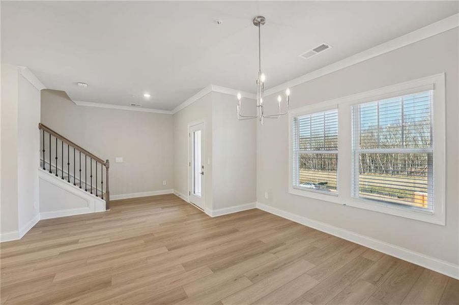 Spacious, unfurnished interior of a new home in Hemingway - Highland Series, Cumming (Image 36).