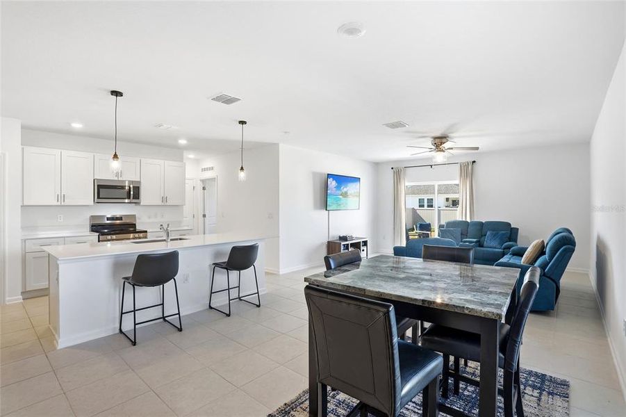 Furnished interior view inside a new home in Westview, Kissimmee (Image 12).