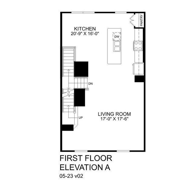 2D floor plan layout of this home in Park Ridge at Sugar Hill, Sugar Hill, GA (Image 5).