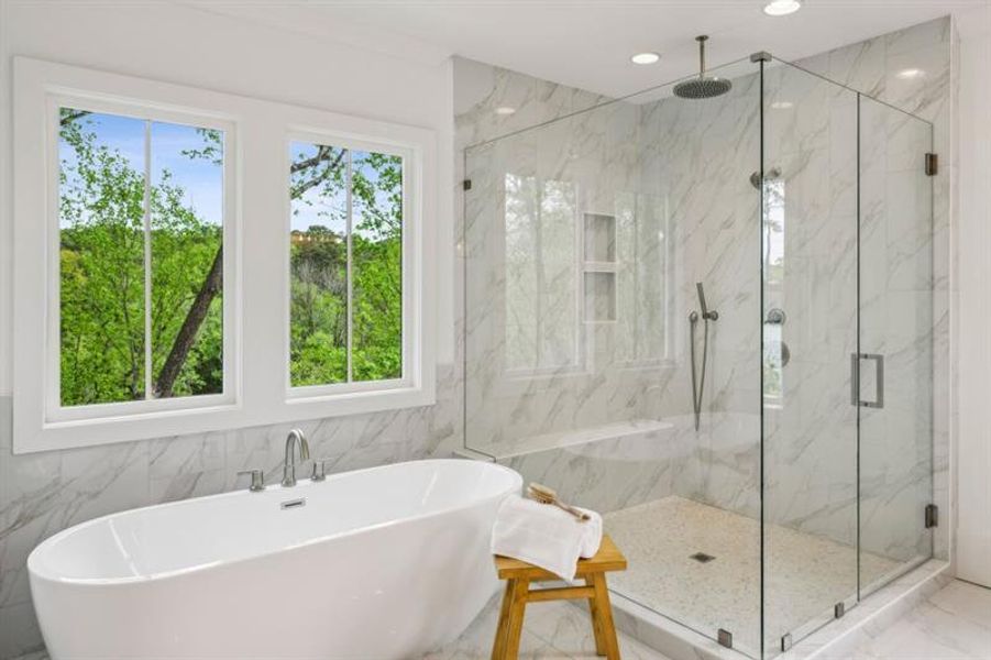 Furnished interior view inside a new home in , Atlanta (Image 9).