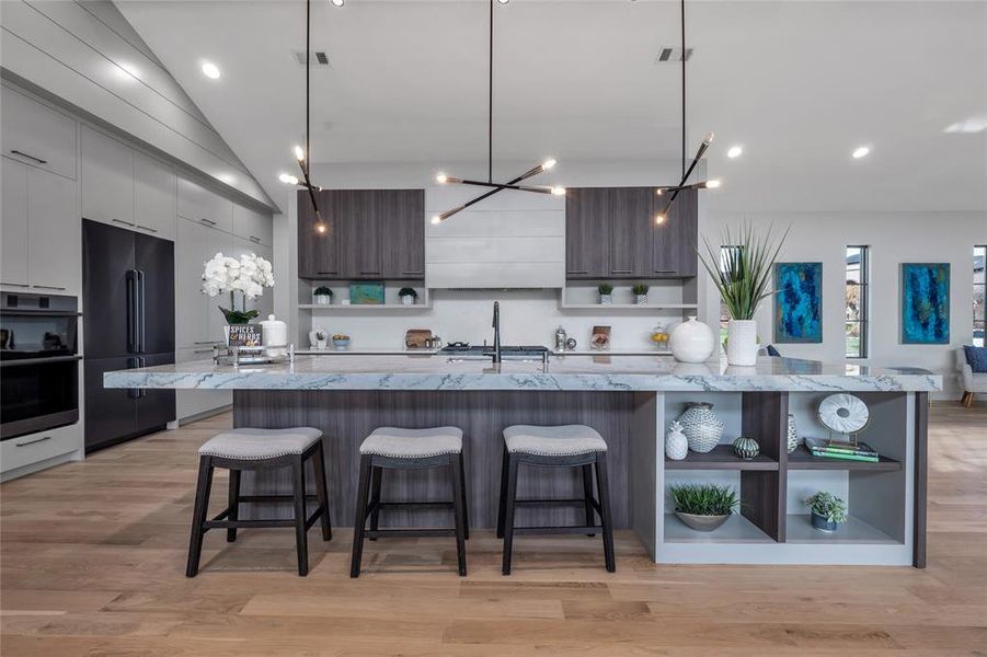 Furnished interior view inside a new home in Montclair, Prosper (Image 12).