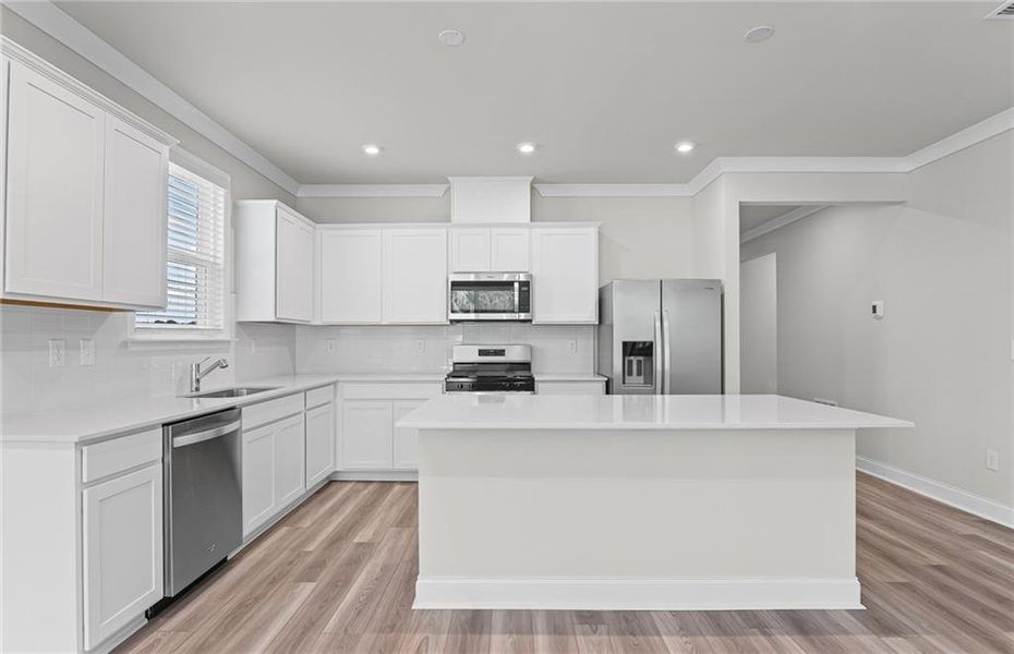 Furnished interior view inside a new home in Overland, Locust Grove (Image 5).