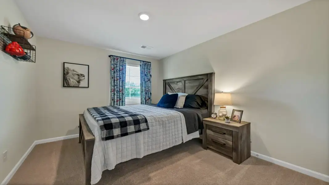 Furnished interior view inside a new home in Hunter's Branch Townhomes, Hopkins (Image 15).