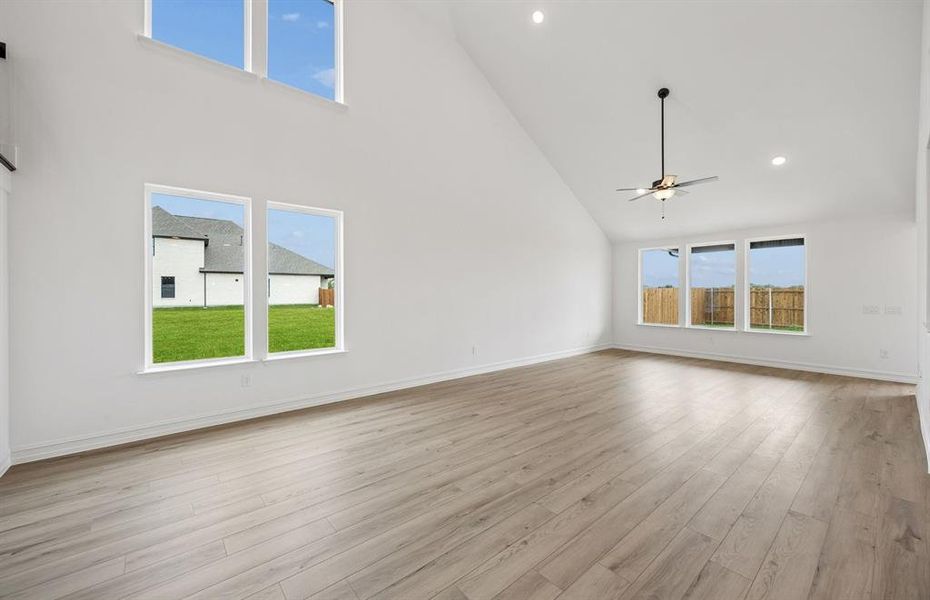 Spacious gathering room with soaring ceilings Spacious gathering room with soaring ceilings