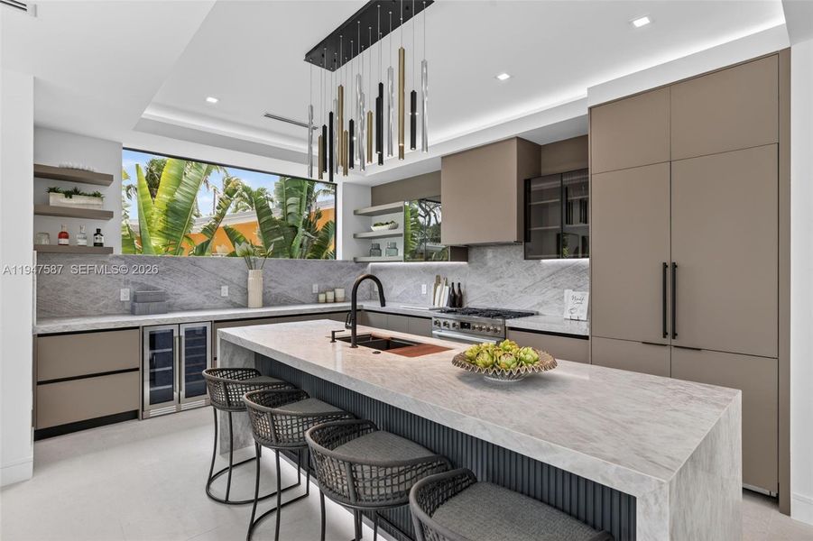 Furnished interior view inside a new home in , Fort Lauderdale (Image 42).