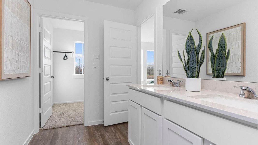 Furnished interior view inside a new home in Legacy Village, Houston (Image 16). Furnished interior view inside a new home in Legacy Village, Houston (Image 16).