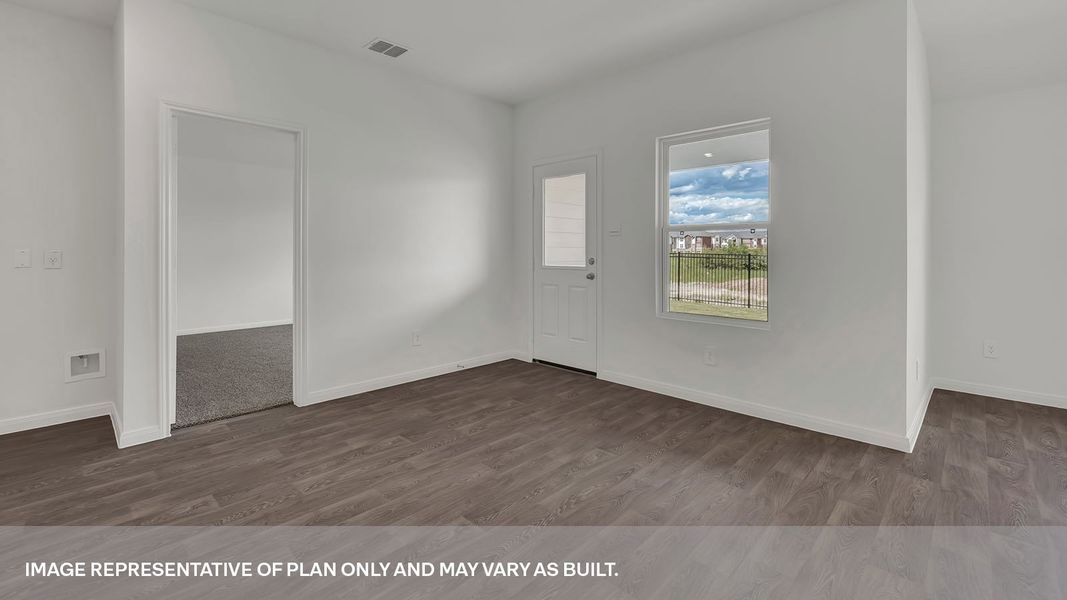 Spacious, unfurnished interior of a new home in Trace, San Marcos (Image 17). Spacious, unfurnished interior of a new home in Trace, San Marcos (Image 17).