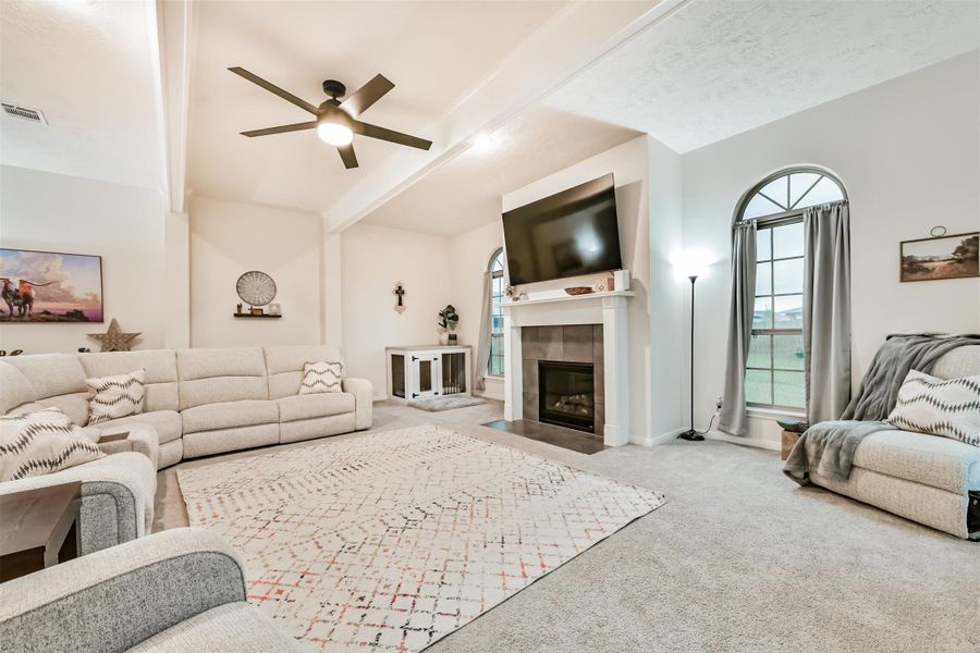 Furnished interior view inside a new home in , League City (Image 43).
