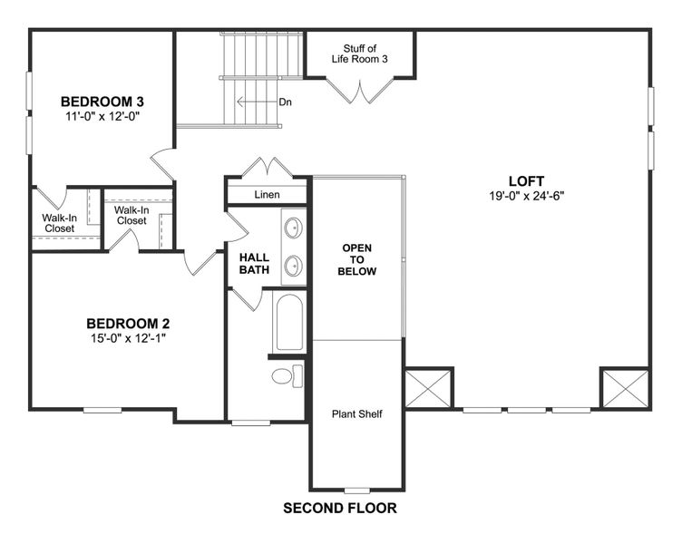 2D floor plan layout for the Versailles ESP by K. Hovnanian® Homes in North Sky, Celina, TX (Image 5). 2D floor plan layout for the Versailles ESP by K. Hovnanian® Homes in North Sky, Celina, TX (Image 5).