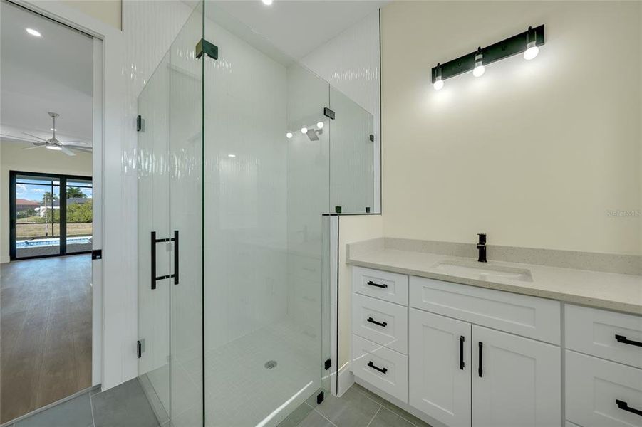 Furnished interior view inside a new home in , Cape Coral (Image 10). Furnished interior view inside a new home in , Cape Coral (Image 10).