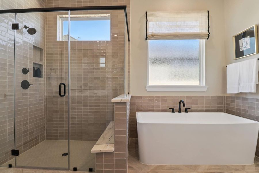 Furnished interior view inside a new home in Audubon, Magnolia (Image 37). Furnished interior view inside a new home in Audubon, Magnolia (Image 37).