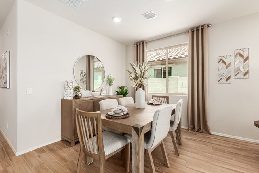 Representative furnished interior of a home built from the Hermosa by Courtland Communities in Maple at North Copper Canyon, Surprise (Image 8).