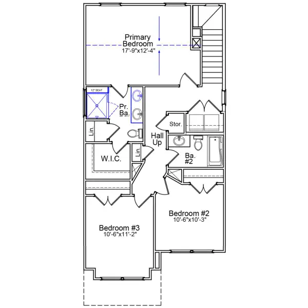 2D floor plan layout of this home in Ellington, Elgin, SC (Image 3).