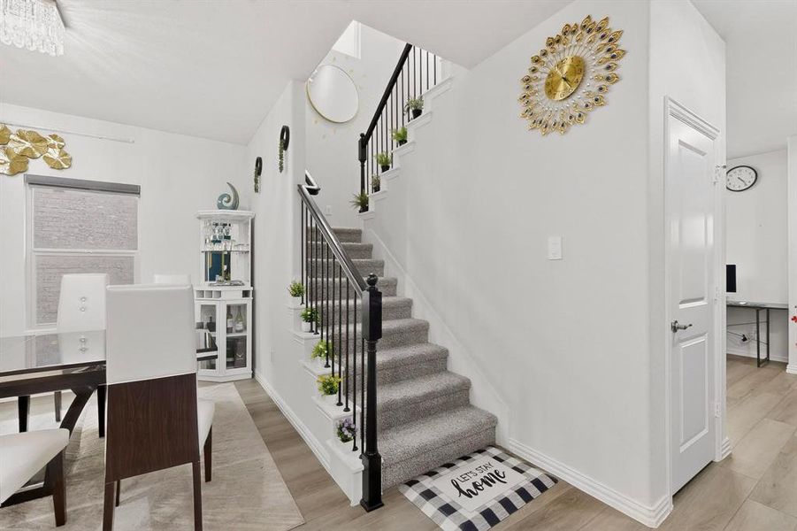 Furnished interior view inside a new home in Wolf Creek Farms - Signature Series, Melissa (Image 11).