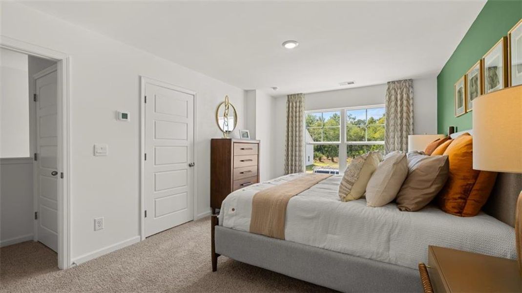 Furnished interior view inside a new home in The Gables at Agricultural Village, Perry (Image 37).