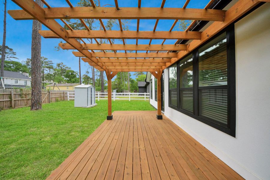 Exterior details and patio area of a home in , Spring (Image 30).