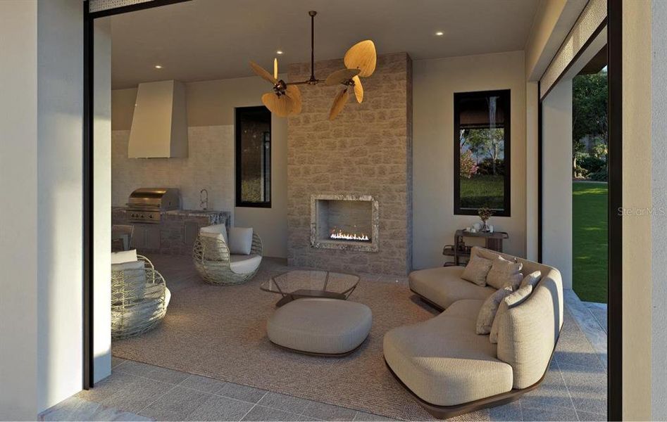 Exterior details and patio area of a home in , Montverde (Image 22). Exterior details and patio area of a home in , Montverde (Image 22).