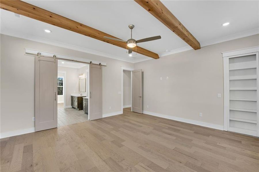 Spacious, unfurnished interior of a new home in , Hiram (Image 48).